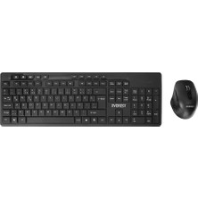 Uslucan Alışveriş Everest KM-510 Siyah Kablosuz Q Multimedia Klavye + Mouse Set