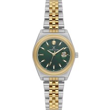 Daniel Klein Orijinal Kadın/kız Kol Saati Yeni Sezon Yeşil Kadran Takvimli Fosforlu Çift Renk Çelik 30MM Çap