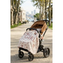 Lorvian Noletti Pamuklu Desenli Yumuşak Bebek Battaniyesi