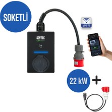 SGSTEC Flex 22kW Soketli Elektrikli Araç Şarj Cihazı
