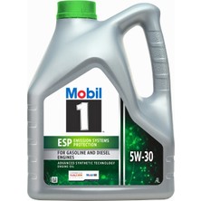 Mobil 1 Esp 5W-30 Gelişmiş Tam Sentetik Motor Yağı - 4 Lt.