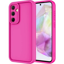 Moby Shop Samsung Galaxy A35 Kılıf Soft Toch Hissiyatlı Elastiq Silicone Premium Case Cover