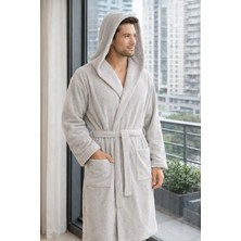 Lara Lisa Bambu Penye Iplik Yumuşak Dokulu Su Emiciliği Yüksek Unisex Kadın Erkek Bornoz