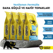 Kityus 4lü Avantaj Paketi -Kityus Marsilya Sabunu Kokulu Kedi Kumu 4x5 Lt
