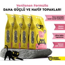 Kityus 4lü Avantaj Paketi -Kityus Bebek Pudrası Kokulu Kedi Kumu 4x5 Lt