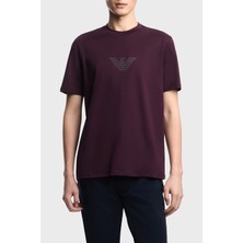 Emporio Armani Pamuklu Regular Fit Logolu Bisiklet Yaka T Shirt Erkek T Shirt EM004583 AF13669 MA116