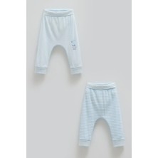 Caramell All Tıme Boy Ikili Bebek Pantolon - Mavi - 74-80 cm Mavi