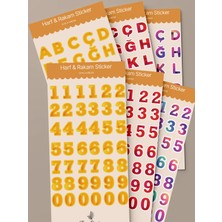 Tiny Stories TR Harf & Rakam Sticker Seti 6 Sayfa – Alfabe/ Ajanda,çıkartma,scrapbook