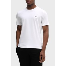 Boss Pamuklu Regular Fit Bisiklet Yaka Logolu T Shirt Erkek T Shirt 50515312 100