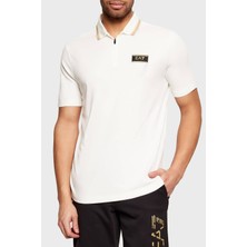 Ea7 Slim Fit Logolu Fermuarlı Polo Erkek Polo 7M001333 AF13739 U0004