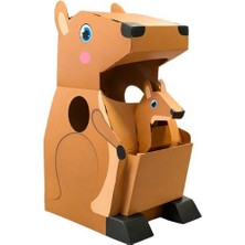 Kardinno Zıp Zıp Kango Pango Karton Giyilebilir Çocuk Kostümü Etkinlik Parti Doğum Günü Kostüm