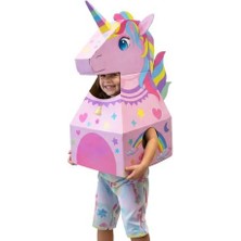 Kardinno Uçan Atınız Mimi Uni Karton Giyilebilir Çocuk Kostümü Etkinlik Parti Doğum Günü Kostüm