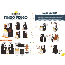 Kardinno Smokinli Pingo Pengo Karton Giyilebilir Çocuk Kostümü Etkinlik Parti Doğum Günü Kostüm