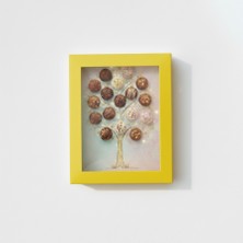 Ambalaj Modacısı 2026 Model • Golden Treee Chocolate • Luxury Box Sarı ( 29X21X3 cm ) ( 5 Adet )
