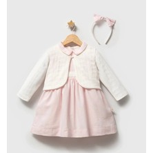 Queen Kids Kız Çocuk 2'li Elbise  Pembe
