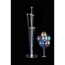 p parti oyunevi Parti Oyun Evi Balon Standı Ayaklı 7 Çubuklu