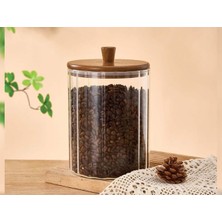 Mien Cam Kavanoz Valore Akasya Kapak 2260 ml BOR-0119