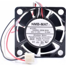 Nmb-Mat 1606KL-05W-B59-B22 ,40X15MM 12VDC 8-Cfm 3-Kablo Fan