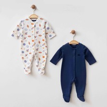 Uzay Temalı Ikili Tulum Lacivert