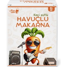Aşçı Anne Keçi Sütlü Havuçlu Boncuk Makarna 250 gr 8 Aydan Büyük Bebekler İçin Sağlıklı Ek Gıda