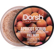 Dorsh Apricot Scrub Kayısı Özlü Yüz Vücut Peelingi 300ML-CANLANDIRICI Arındırıcı Full Body Peeling