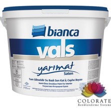 Bianca Vals Yarı Mat (Tam Silinir )Saten Iç Cephe Boya 2,5 Lt