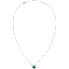 Daniel Wellington Audrey Necklace Malachite Silver