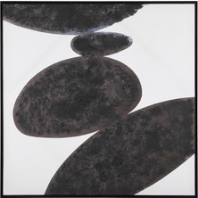 Mudo Home THAI STONE ÇERÇEVELİ YAĞLIBOYA TABLO 100X100 CM