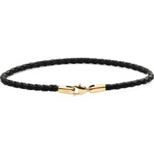 Daniel Wellington Daniel Braided Leather Bracelet Sheffield 2.8 Gold