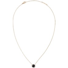 Daniel Wellington Audrey Necklace Black Agathe Rose Gold