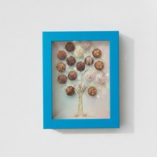 Ambalaj Modacısı 2026 Model • Golden Treee Chocolate • Luxury Box Açık Mavi ( 29X21X3 cm ) ( 5 Adet )