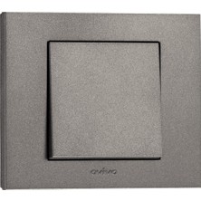 Ovivo Grano Antrasit Tekli Anahtar Çerçeveli Modern Tasarım ve Yüksek Dayanıklılık