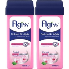 Agiss Roll-On Sir Ağda 100 ml Pudralı Hassas Ciltler İçin 2 Adet Etkili Tüy Dökücü