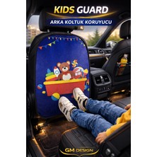 Gm Design Kids Guard Eğlenceli Oto Koltuk Arkası Koruyucu – Su Geçirmez - Leke Tutmaz