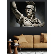 Artmeg Antik Yunan Heykeli Büstü Tasarımı Dekoratif Kanvas - Mdf Ahşap Tablo