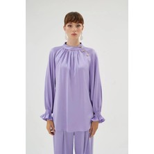 Senna Elegance Bluz Mor