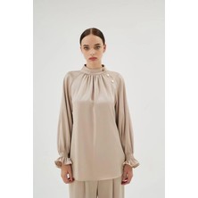 Senna Elegance Bluz Bej