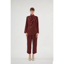 Senna 20017 Crıstalle Bluz Bordo