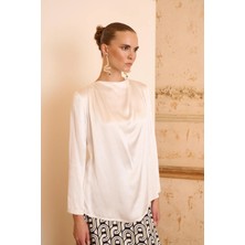 Senna Nayelı Blouse Ekru