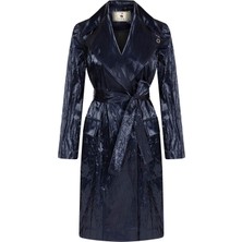 Senna Female Trench Gece Mavisi