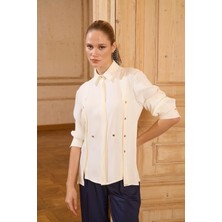 Senna Zalıka Blouse Ekru