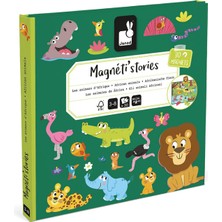 Janod Mıknatıslı Oyun Kitabı - Afrika Hayvanları