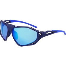 Nike Nıke Zeus Rise N IU4708XN 492 63 Unisex Yastık Mavi Aynalı Kemik Güneş Gözlüğü