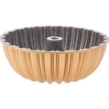 Karaca Cake Pro Gold Döküm Kek Kalıbı 26.5 cm Yapışmaz Yüzey ve Alüminyum Malzeme ile