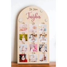 Mars Tasarım Ilk Yılım Bebek Anı Fotoğraf Çerçevesi