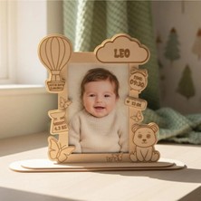 Mars Tasarım Kişiselleştirilebilir Bebek Fotoğraf Çerçevesi Doğum Bilgileri Işlenebilir Yeni Doğan Bebek Hediyesi