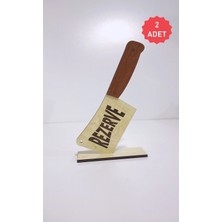 Mars Tasarım 2 Adet Masa Rezerve Yazısı Et Lokantaları Kafe Lokanta Restoran Için Rezerve Plaka