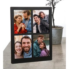Mars Tasarım 4lü Fotoğraf Çerçevesi - 9 x 11 cm Boyutlarındaki Fotoğraflar Için