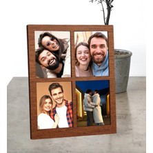 Mars Tasarım 4lü Fotoğraf Çerçevesi - 9 x 11 cm Boyutlarındaki Fotoğraflar Için