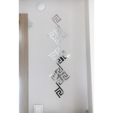 Mars Tasarım Zarafetin ve Akışın Birleştiği Su Yolu Motifi - Ayna Görünümlü Pleksi - 10 Lu Bordür